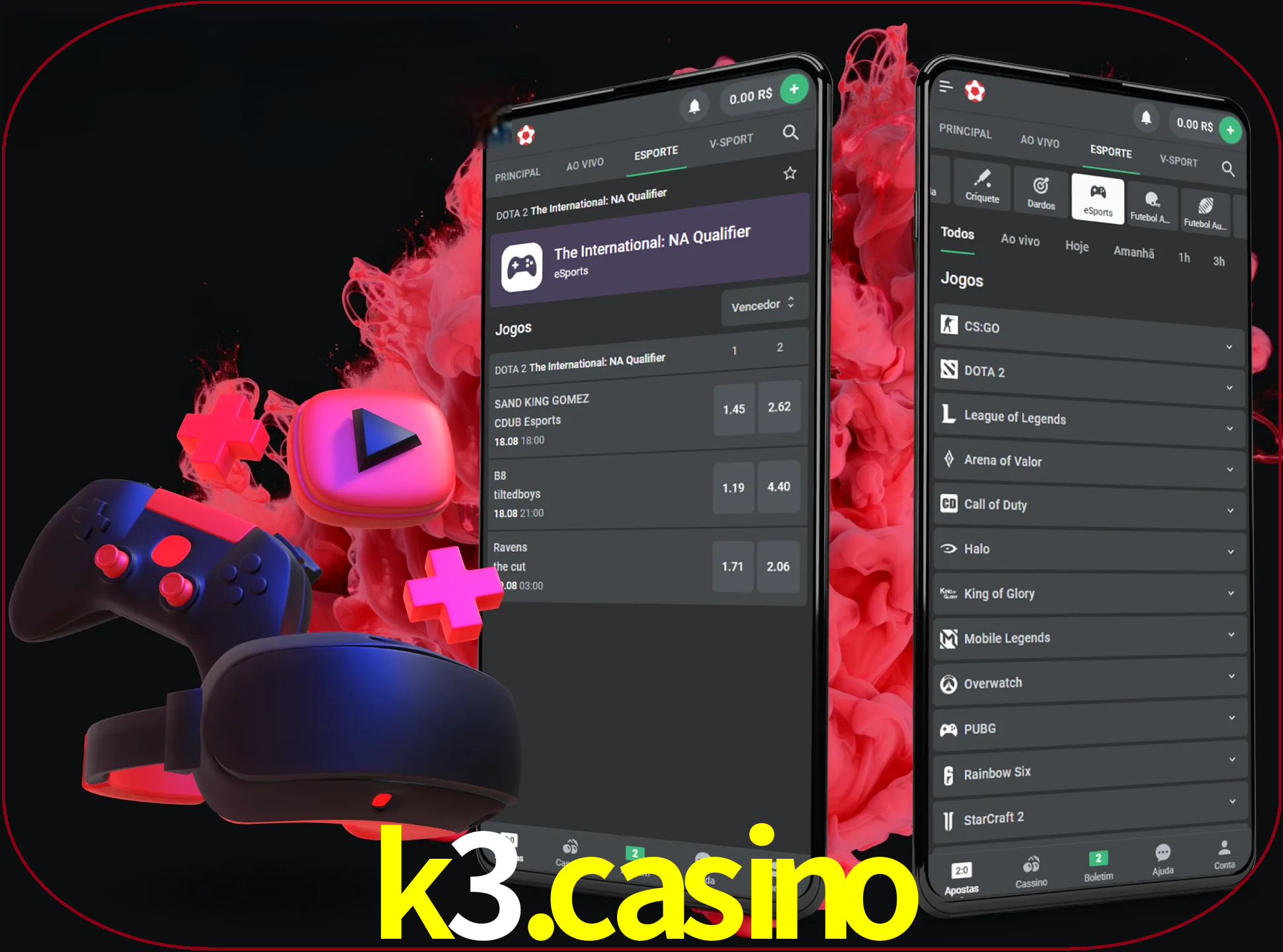 Para ter a aplicação móvel K3.CASINO no seu smartphone, basta descarregar o ficheiro apk e seguir as instruções.