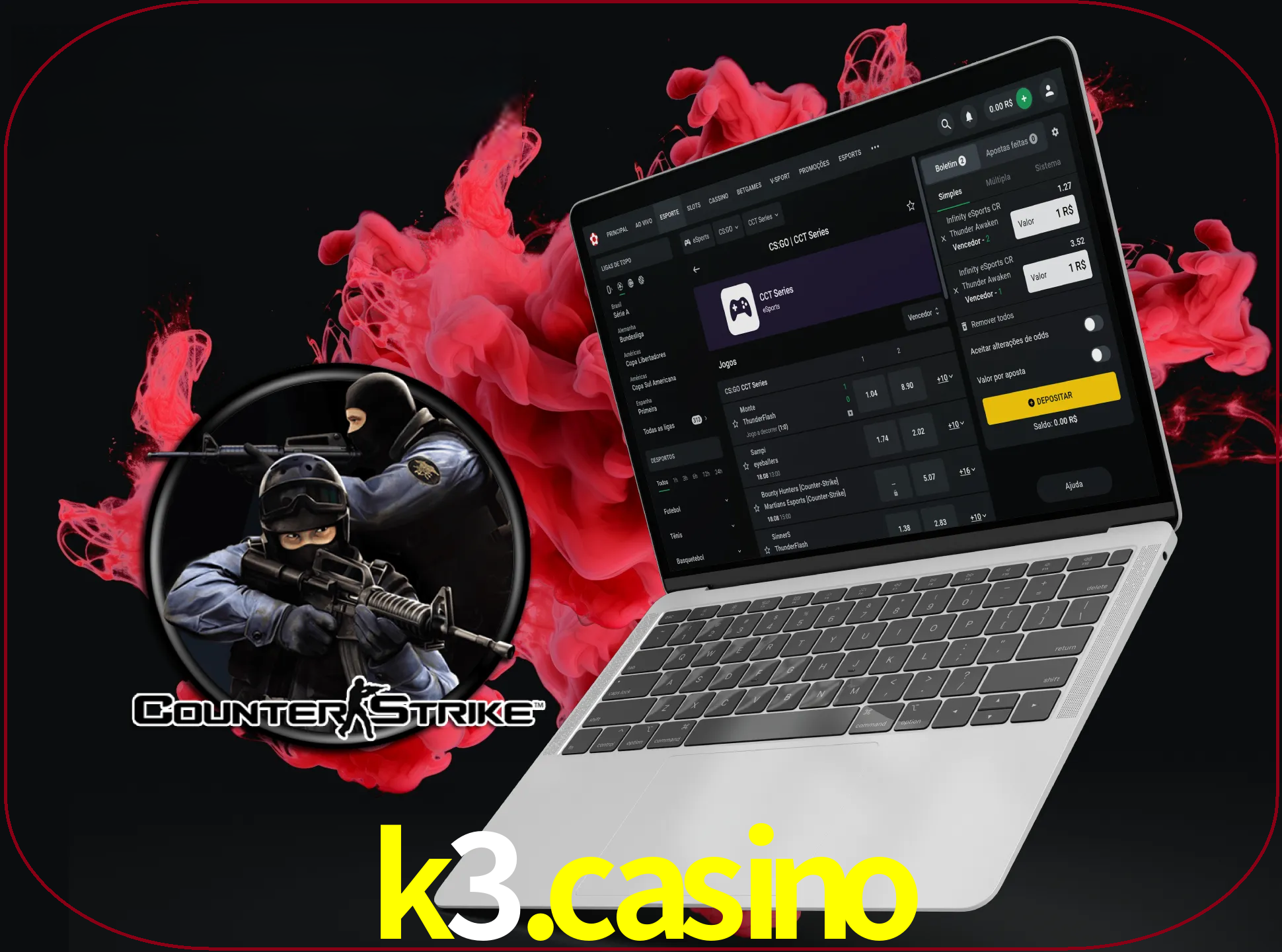 Um grande número de jogos irá agradar aos fãs deste jogo de tiro no sítio Web e na aplicação da empresa K3.CASINO.